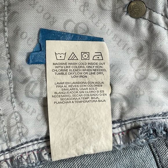 ROCK & REPUBLIC Women’s EMO Size 6 M Deconstructed Jeans with Splatterd Wash - Picture 7 of 12